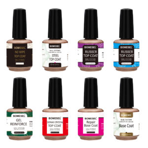  Nail gel polish Base top coat manufacturer Bomesel glossy formula Chinese exporter