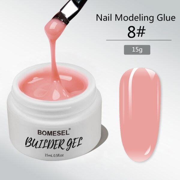 Builder gel for nail polish manufacturer exporter 8#pink structural gel factory sale