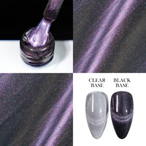 Cat eye gel nail polish manufacturer purple factory supplier megnet gel bulk