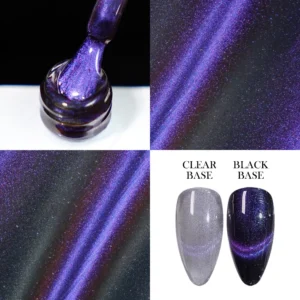 Cat eye gel nail polish manufacturer deep purple factory wholesale supplier megnet gel bulk