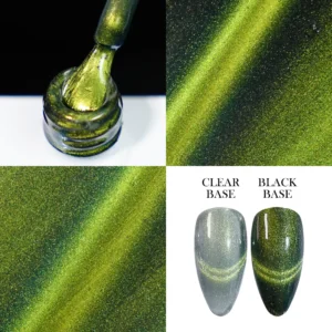 Cat eye gel nail polish Chinese factory wholesale supplier megnet gel 12#Green